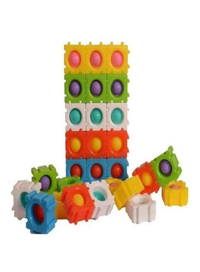Caltero Toys Pop It Puzzle, Push Pop Bubble Toy, Plastic Fidget Sensory Toy with Sliding Lock Mechanism for Kids-2024-1PCS - Image 3